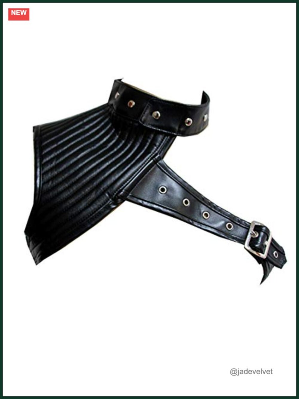 Faux Leather Steampunk Shoulder Shrug Belted Armor FX